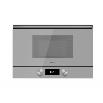 Teka ML 8220 BIS L Steam Glass Εντοιχιζόμενος Φούρνος Μικροκυμάτων με Grill 22lt Γκρι 112030004